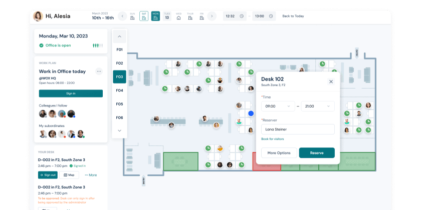 Desk Reservation