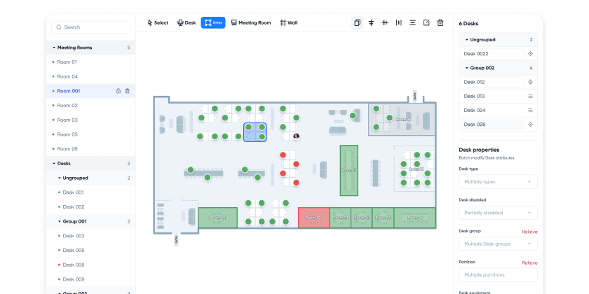 Interactive Floor Map